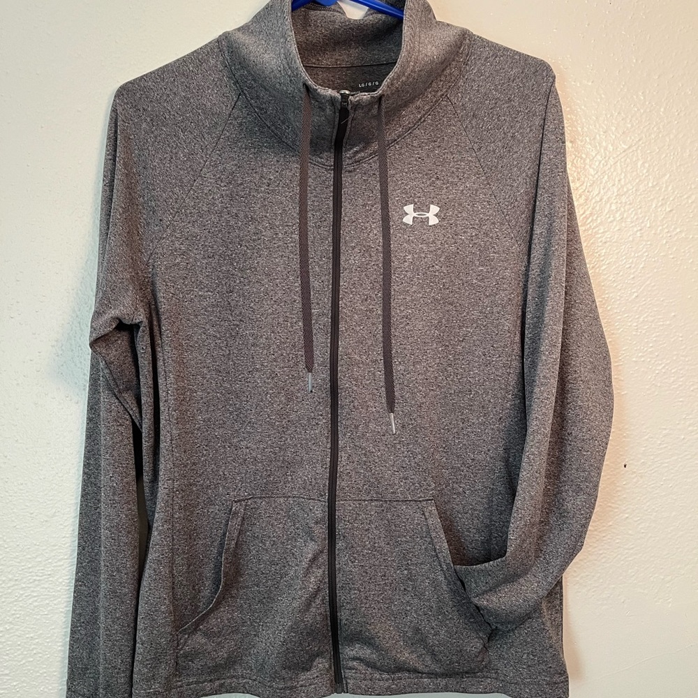 UA lightweight zip up sweatshirt